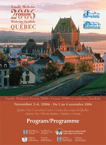 Family Medicine Forum 2006 Program cover