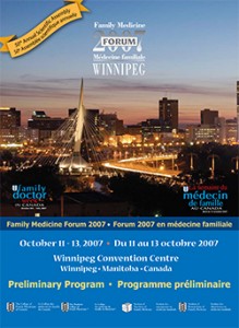 Family Medicine Forum 2007 Program cover