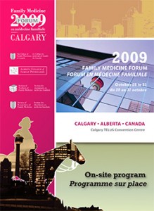 Family Medicine Forum 2009 Program cover