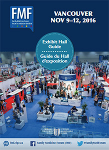 Family Medicine Forum 2016 Exhibitor Hall Guide