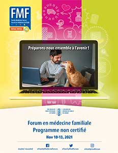 Forum en médecine familiale programme 2021